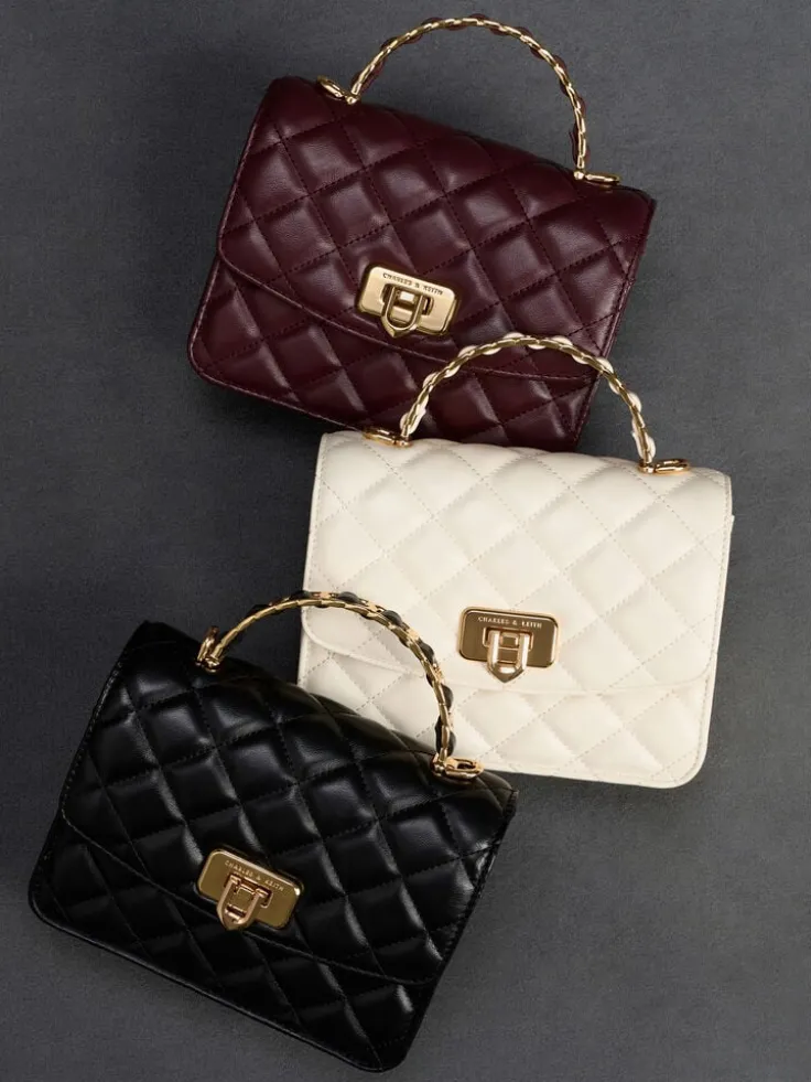 Cressida Quilted Top Handle Bag