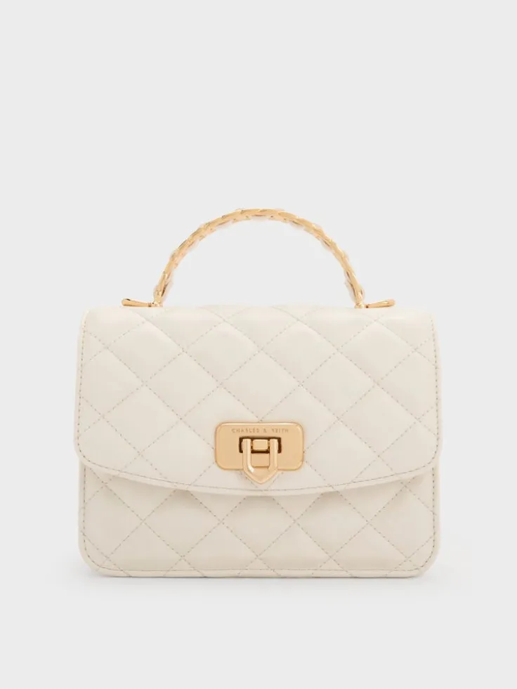 Cressida Quilted Top Handle Bag