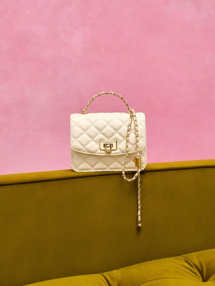 Cressida Quilted Top Handle Bag