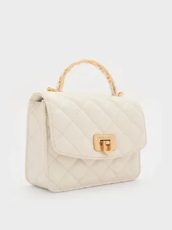 Cressida Quilted Top Handle Bag