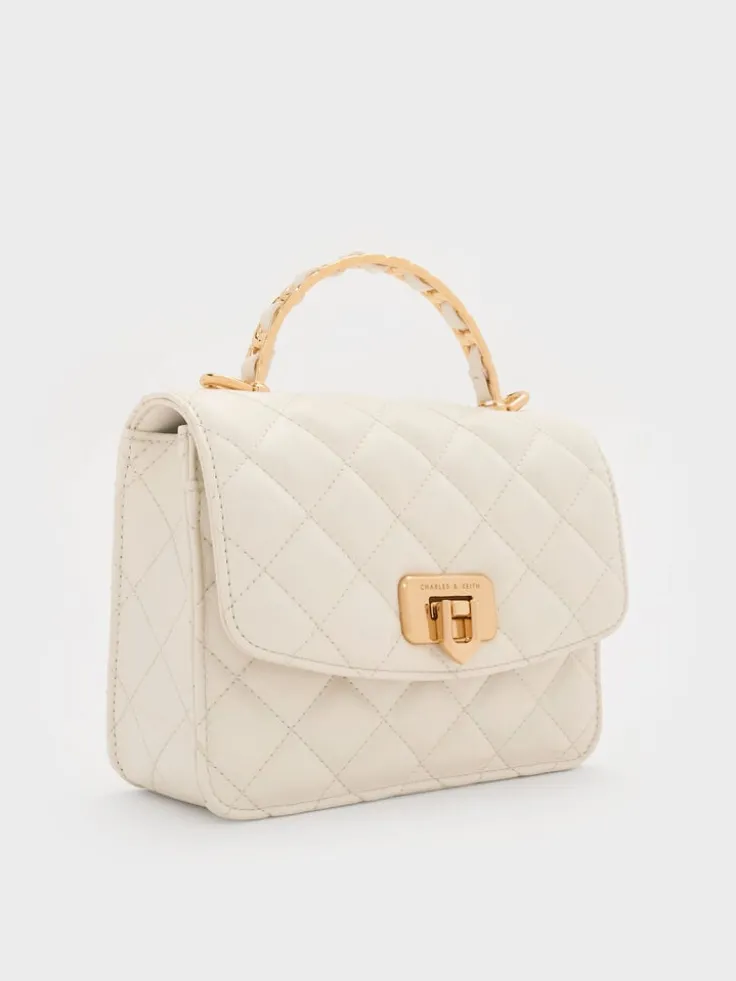 Cressida Quilted Top Handle Bag