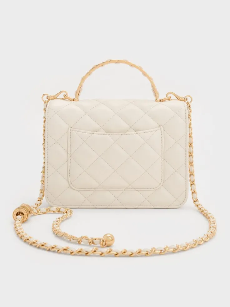 Cressida Quilted Top Handle Bag