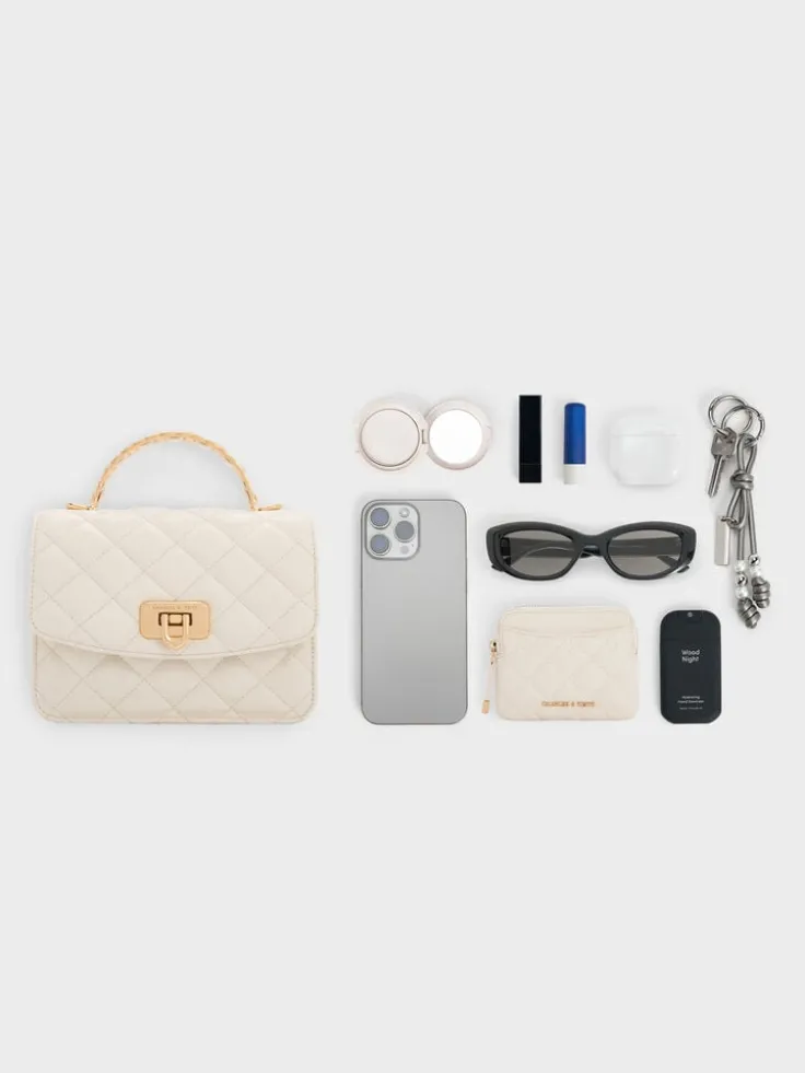 Cressida Quilted Top Handle Bag
