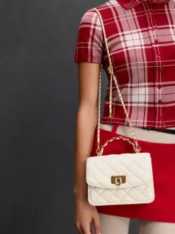 Cressida Quilted Top Handle Bag