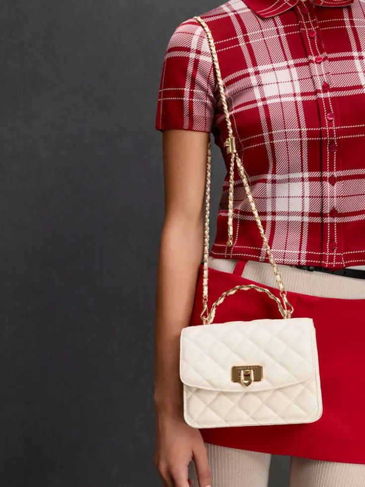 Cressida Quilted Top Handle Bag