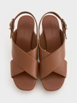 Crossover Espadrille Wedges