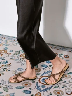 Crossover Toe-Ring Sandals