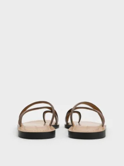 Crossover Toe-Ring Sandals