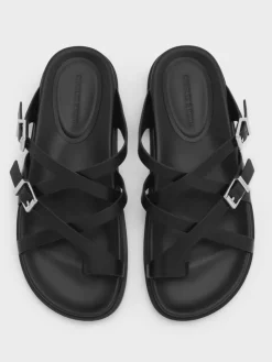 Crossover Toe-Ring Sandals