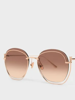 Cut-Out Butterfly Sunglasses