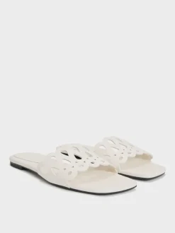 Cut-Out Slide Sandals