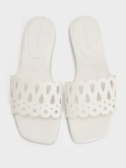 Cut-Out Slide Sandals
