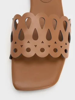 Cut-Out Slide Sandals