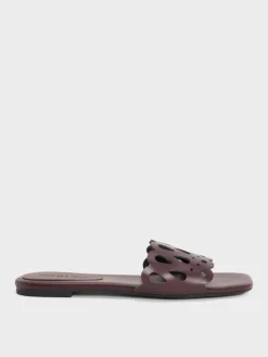 Cut-Out Slide Sandals
