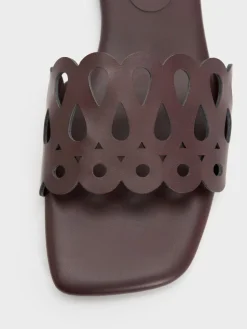 Cut-Out Slide Sandals