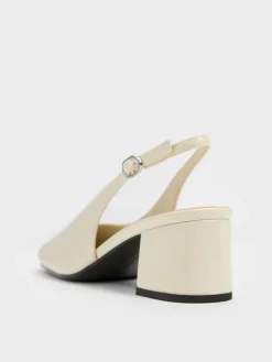 Danni Patent Slingback Pumps
