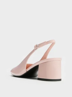 Danni Patent Slingback Pumps