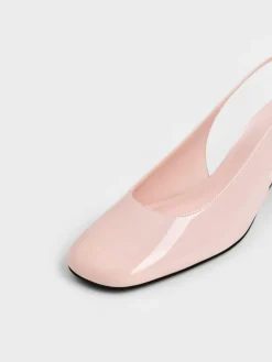 Danni Patent Slingback Pumps