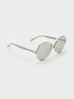 Delaney Chain-Link Butterfly Sunglasses