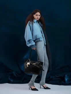 Delfina Belted Tote Bag