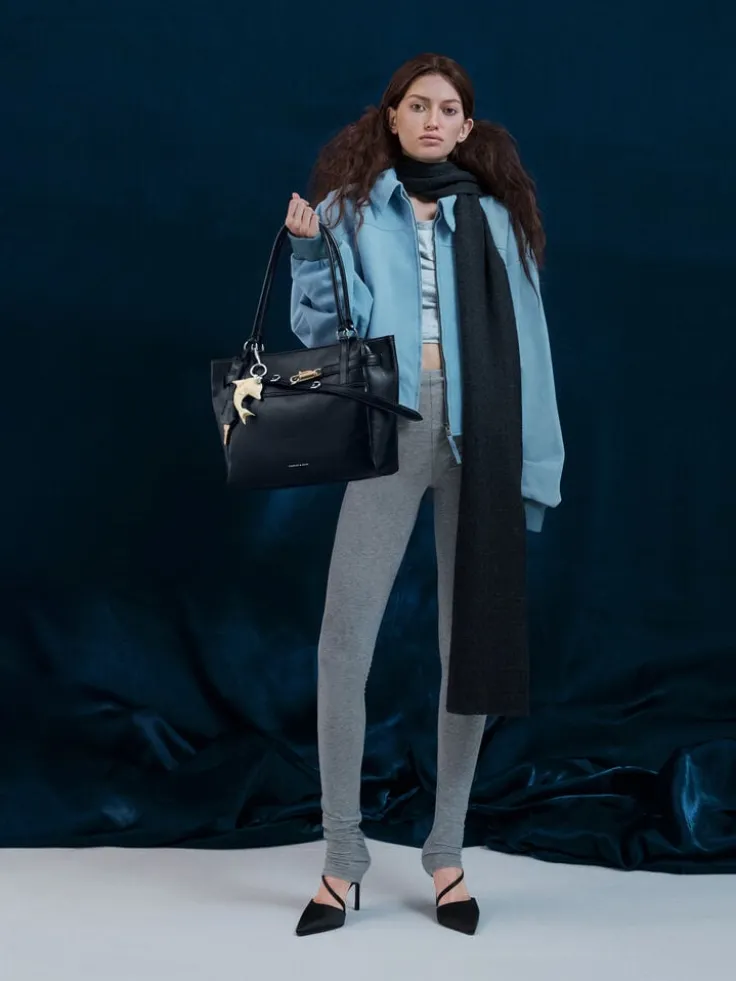 Delfina Belted Tote Bag