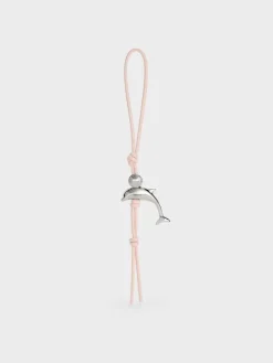 Delfina Dolphin Rope-Knot Charm