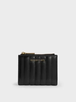 Donna Panelled Top-Zip Wallet