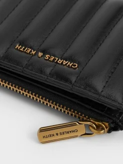 Donna Panelled Top-Zip Wallet