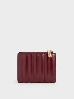 Donna Panelled Top-Zip Wallet