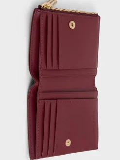 Donna Panelled Top-Zip Wallet