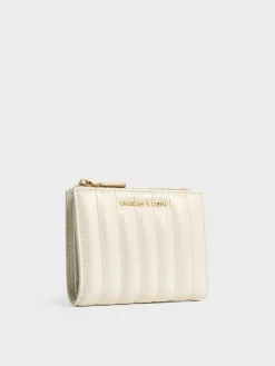 Donna Panelled Top-Zip Wallet