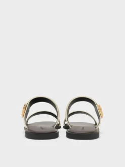 Dove Double-Strap Sandals