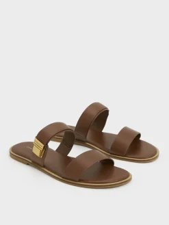 Dove Double-Strap Sandals