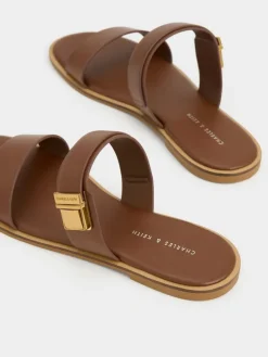 Dove Double-Strap Sandals