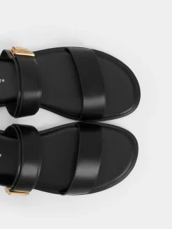 Dove Double-Strap Sandals