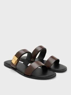 Dove Double-Strap Sandals