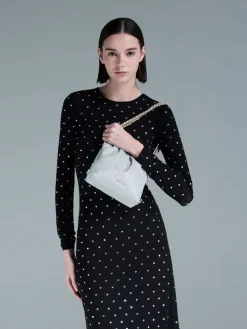 Duo Chain-Handle Two-Way Backpack