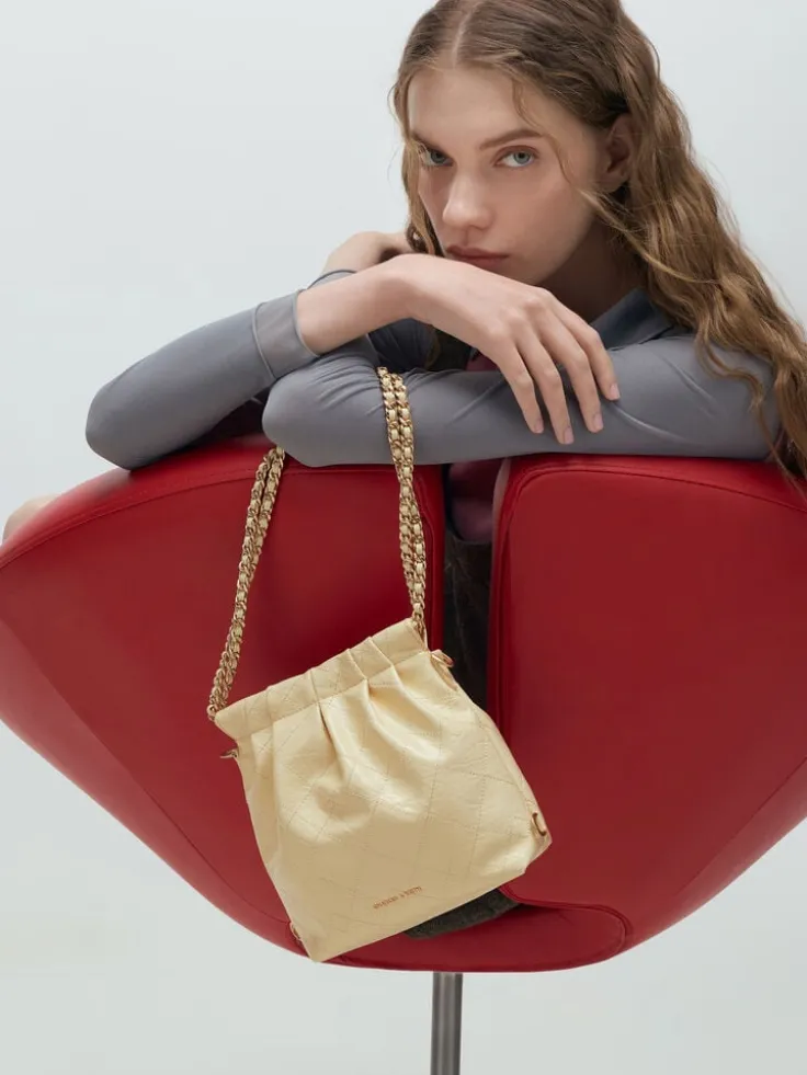 Duo Chain-Handle Two-Way Backpack