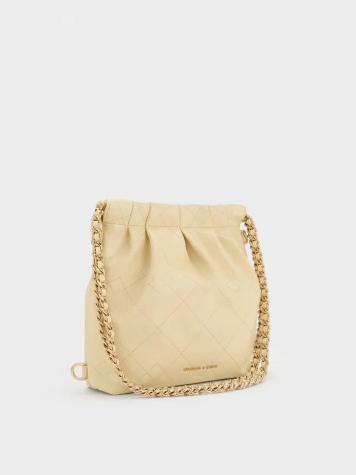Duo Chain-Handle Two-Way Backpack