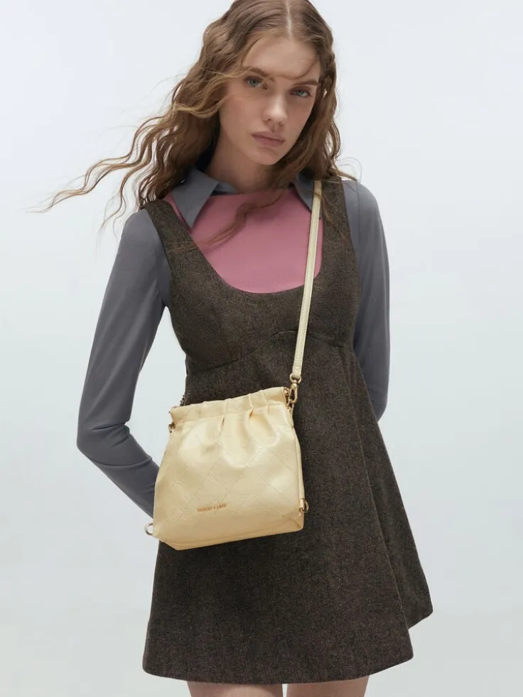 Duo Chain-Handle Two-Way Backpack