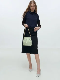 Duo Chain-Handle Two-Way Backpack