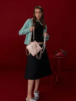 Duo Chain-Handle Two-Way Backpack