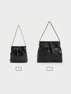 Duo Chain-Handle Two-Way Backpack