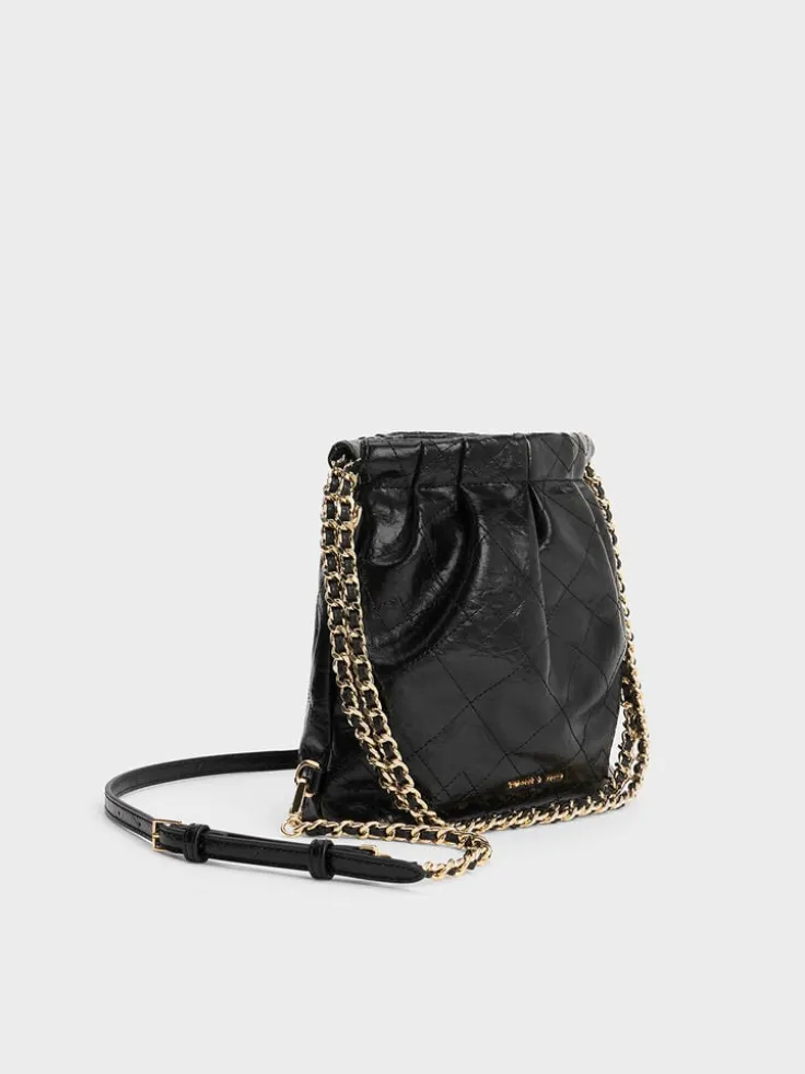 Duo Chain-Handle Two-Way Backpack