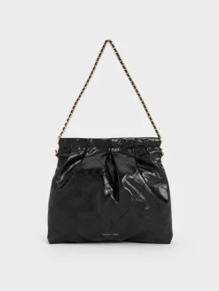 Duo Double Chain Hobo Bag