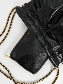 Duo Double Chain Hobo Bag