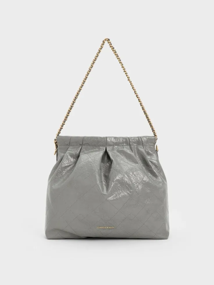 Duo Double Chain Hobo Bag
