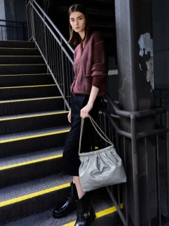 Duo Double Chain Hobo Bag
