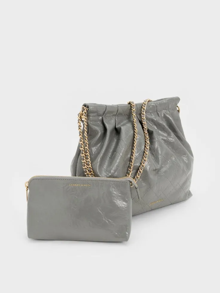 Duo Double Chain Hobo Bag