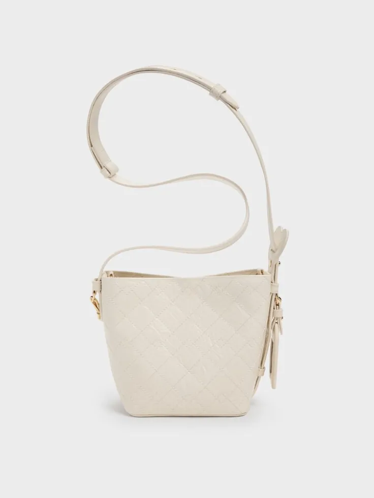 Duo Quilted Chain Bucket Bag